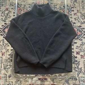 Abercrombie black mock neck sweater, size medium